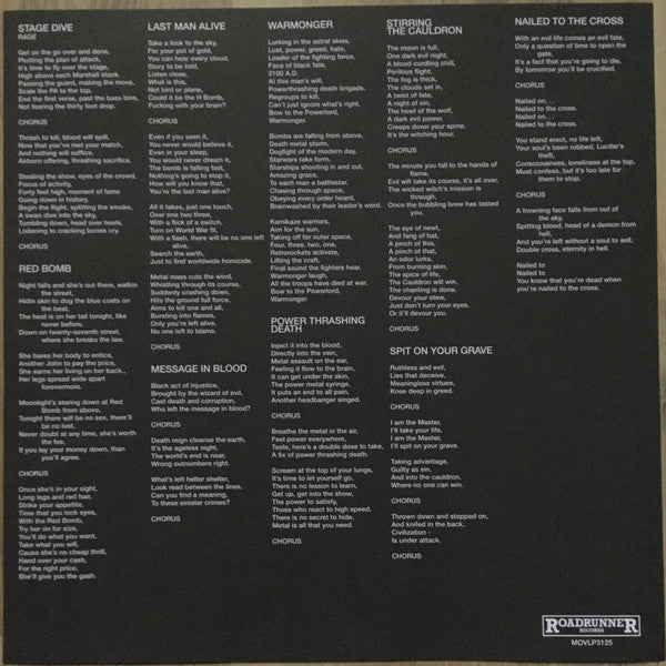 Whiplash – Power And Pain , Limited Edition, Numbered 000732 , Silver, 180 g