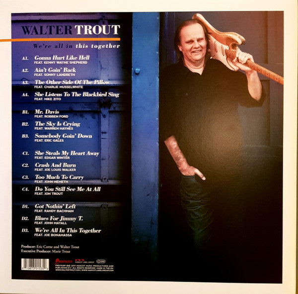 Walter Trout – We`re All In This Together , 2xLP, Limited Edition, blue, Gatefold