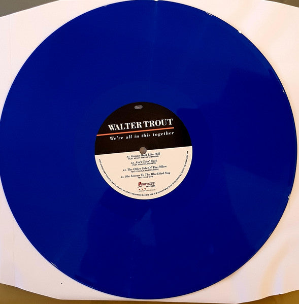 Walter Trout – We`re All In This Together , 2xLP, Limited Edition, blue, Gatefold