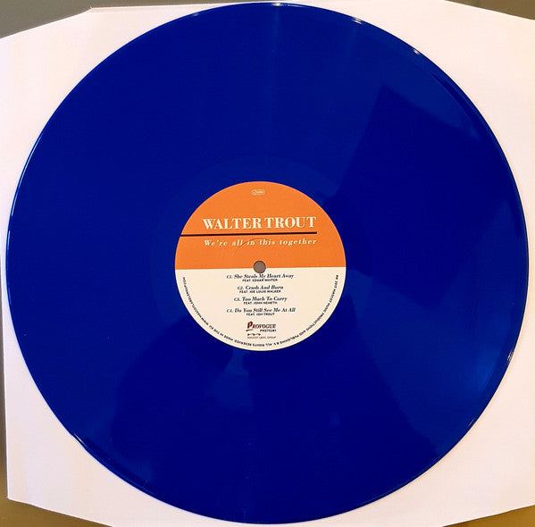 Walter Trout – We`re All In This Together , 2xLP, Limited Edition, blue, Gatefold