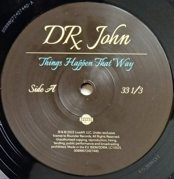 Dr. John – Things Happen That Way , Gatefold