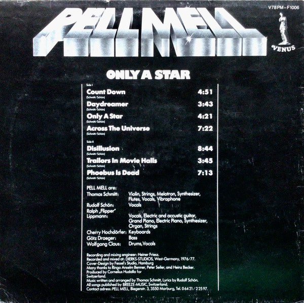 Pell Mell – Only A Star, 1st Press