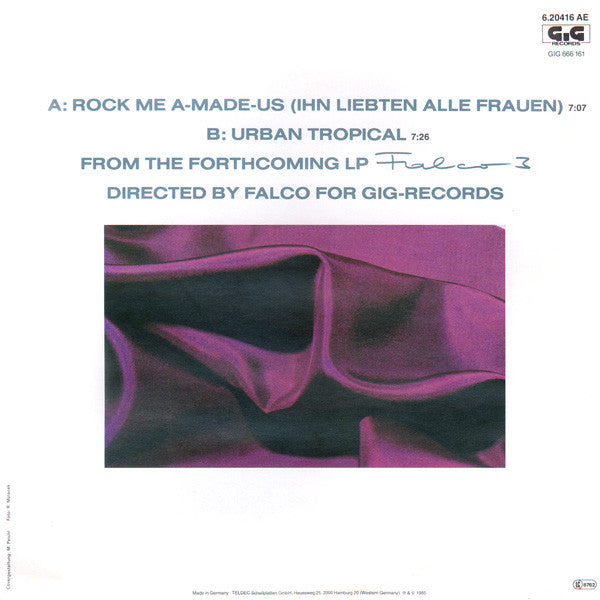 Falco – Rock Me Amadeus , Maxi , 45 rpm