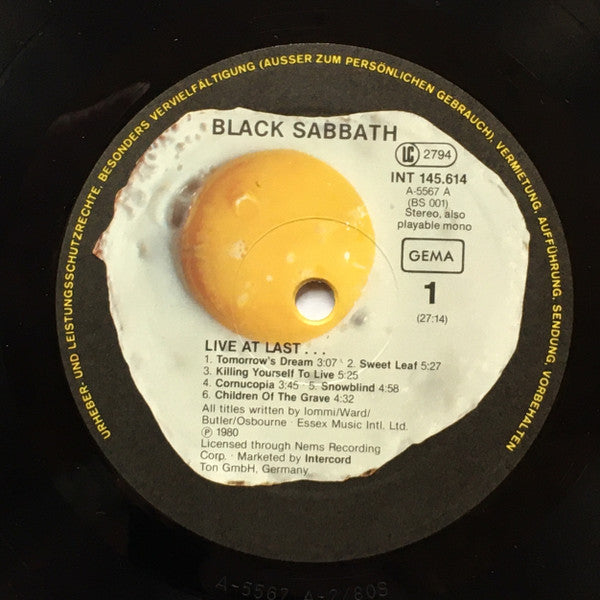 Black Sabbath – Live At Last...
