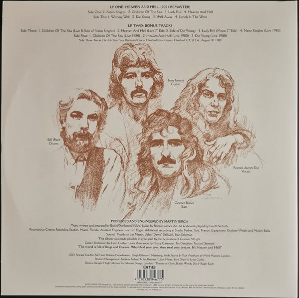 Black Sabbath – Heaven And Hell, 2xLP