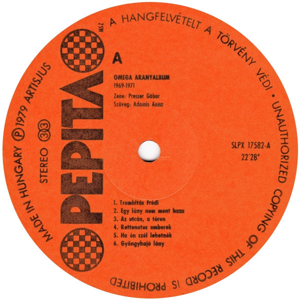 Omega – Aranyalbum 1969-1971