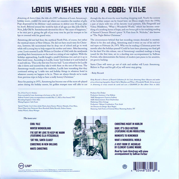 Louis Armstrong – Louis Wishes You A Cool Yule , Picture Disc