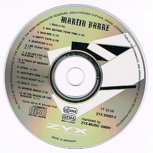 Martin Barre – A Trick Of Memory