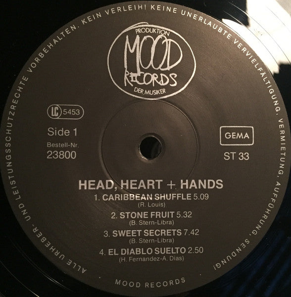 Head, Heart + Hands* – Flor Di Anglo , 1 press Germany