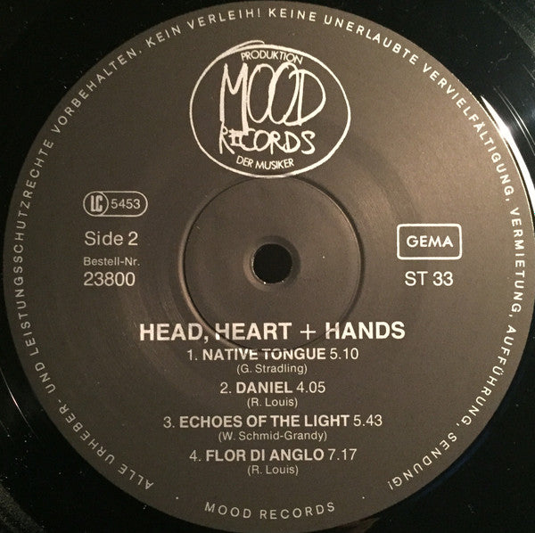 Head, Heart + Hands* – Flor Di Anglo , 1 press Germany