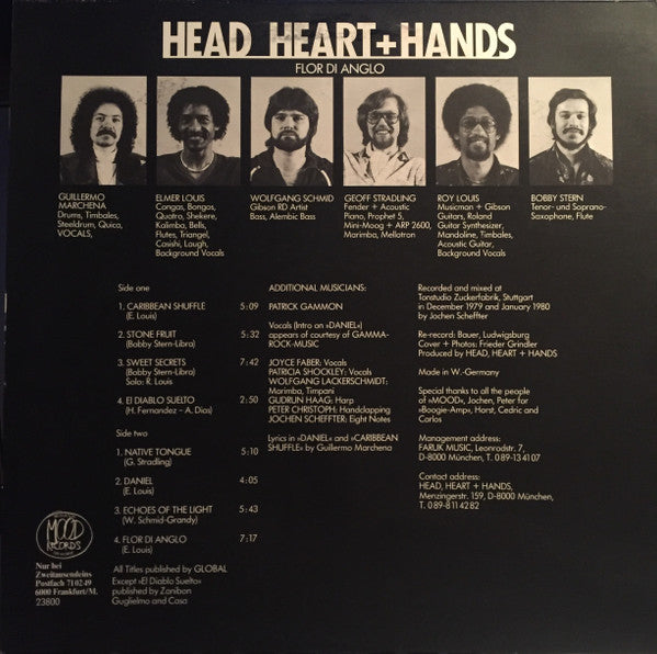 Head, Heart + Hands* – Flor Di Anglo , 1 press Germany
