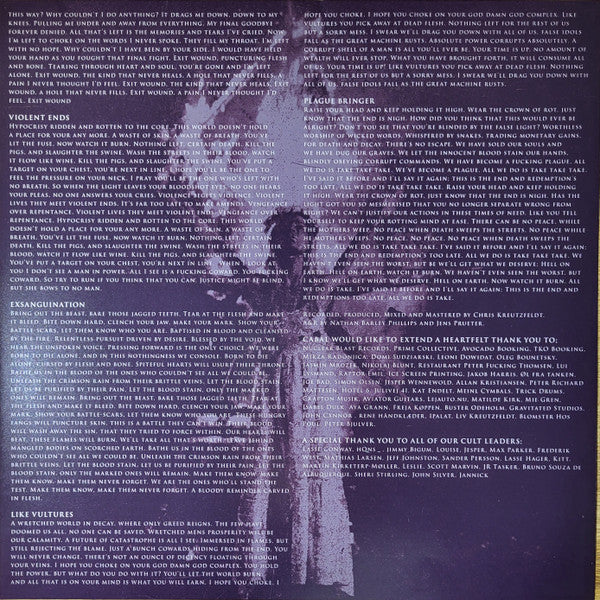 Cabal – Magno Interitus, Strictly limited edition, Misprint on sleeve & on label side B