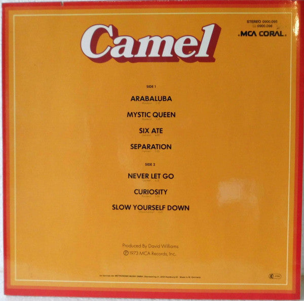 Camel – Camel , reeditare germana din 1978 cu coperta schimbata