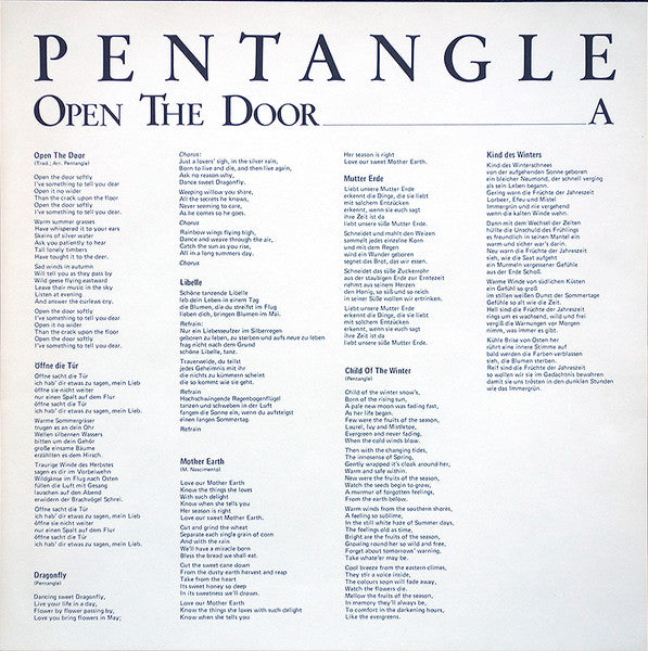 Pentangle – Open The Door