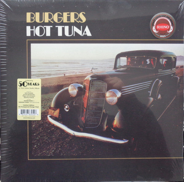 Hot Tuna – Burgers , Gatefold , Limited Edition, Orange vinyl