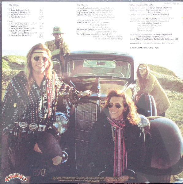 Hot Tuna – Burgers , Gatefold , Limited Edition, Orange vinyl