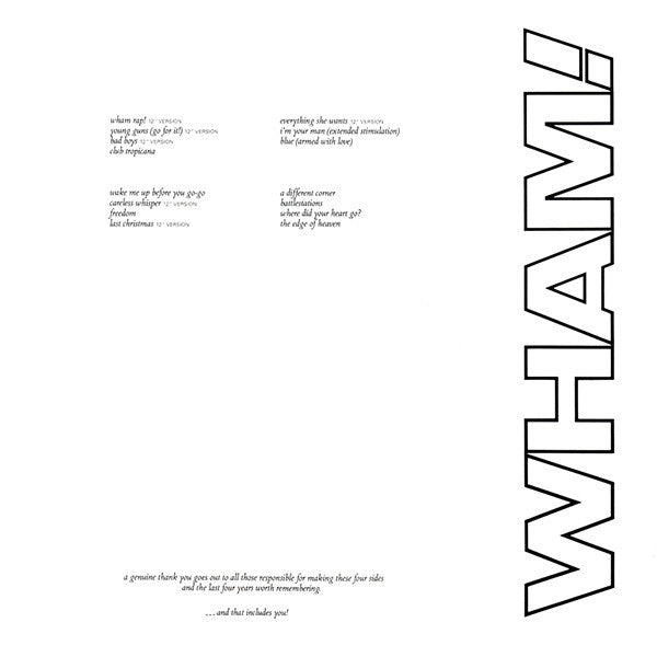 Wham! – The Final, 2xLP