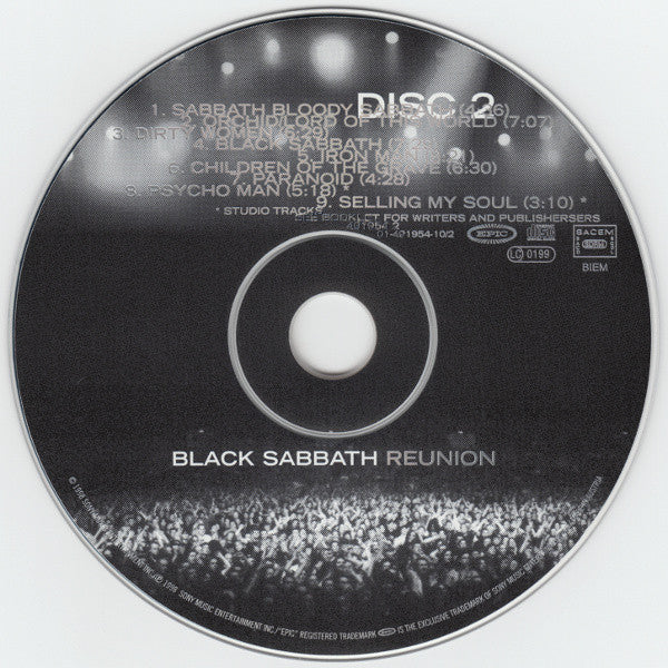 Black Sabbath – Reunion , 2 x CD, Limited Edition, DigiPak