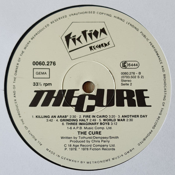 The Cure – Boys Don't Cry