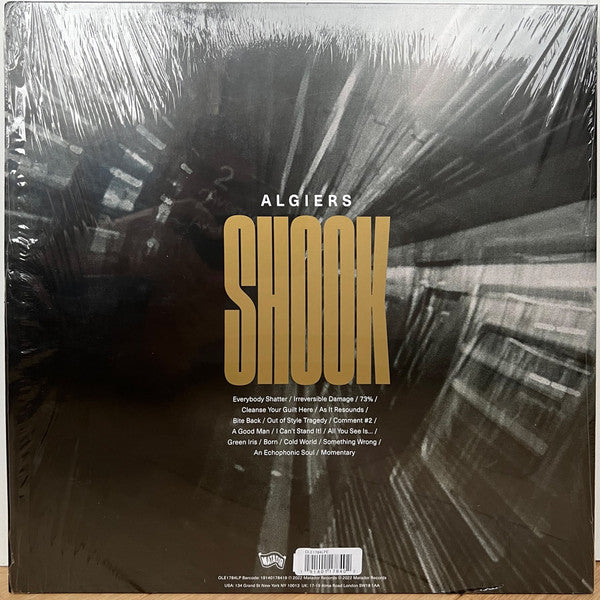 Algiers– Shook, 2xLP, Limited Edition, Gold Vinyl