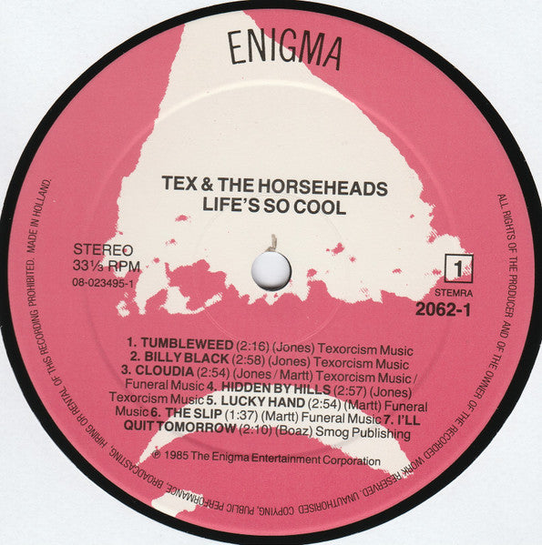 Tex And The Horseheads* – Life's So Cool