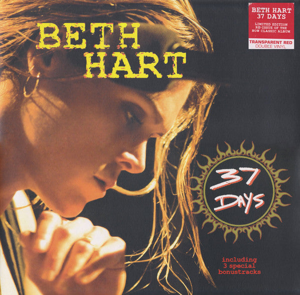 Beth Hart – 37 Days  ,  	 2 LP,  Limited Edition, Reissue, Ambisonic, Transparent Red