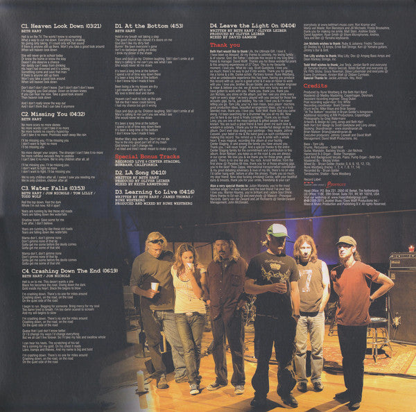 Beth Hart – 37 Days , 2 LP, Limited Edition, Transparent Red