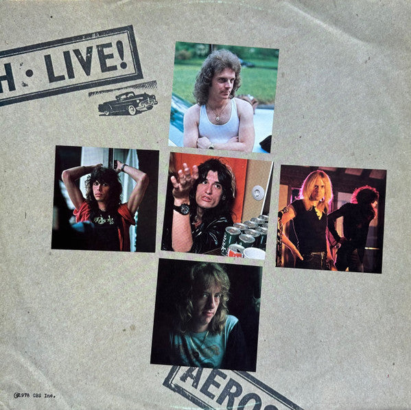 Aerosmith – Live! Bootleg , 2LP , Gatefold + Poster