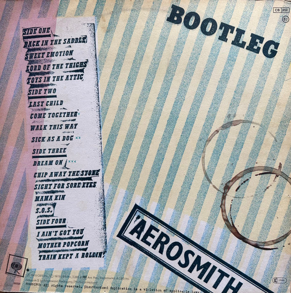 Aerosmith – Live! Bootleg , 2LP , Gatefold + Poster