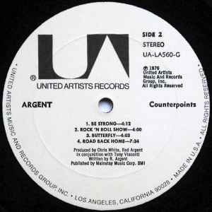 Argent – Counterpoints