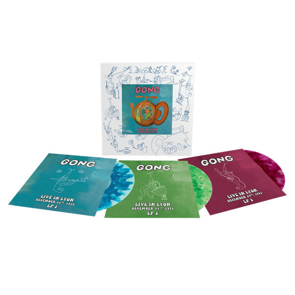 Gong – Live In Lyon December 14th, 1972 , 3LP , colour vinyl , RDS