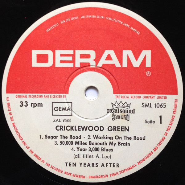 Ten Years After – Cricklewood Green , Gatefold