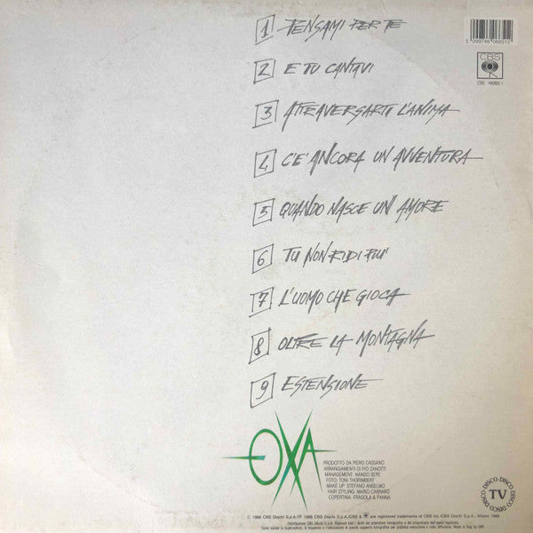 Anna Oxa – Pensami Per Te, 1st Press