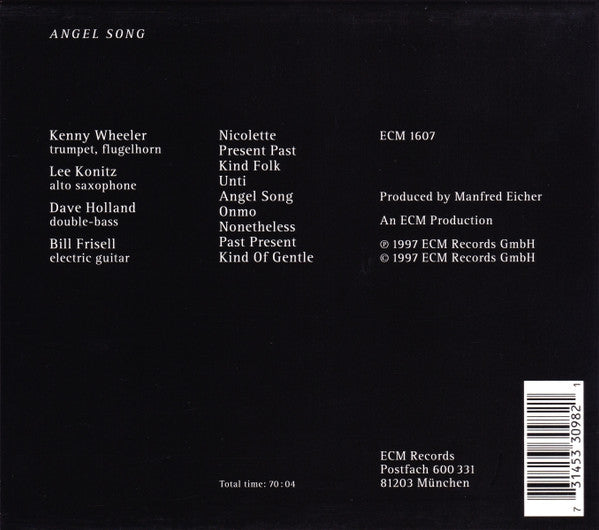Kenny Wheeler / Lee Konitz / Dave Holland / Bill Frisell – Angel Song