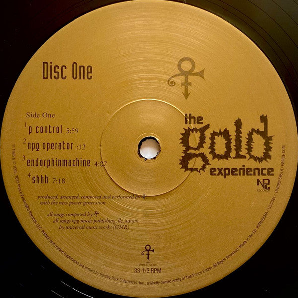 The Artist (Formerly Known As Prince) – The Gold Experience , 2LP