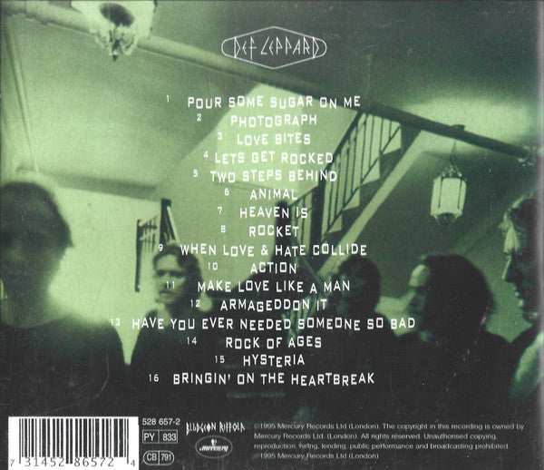 Def Leppard – Vault: Def Leppard Greatest Hits 1980-1995, 2xCD