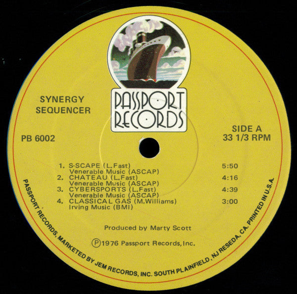 Synergy – Sequencer , gatefold
