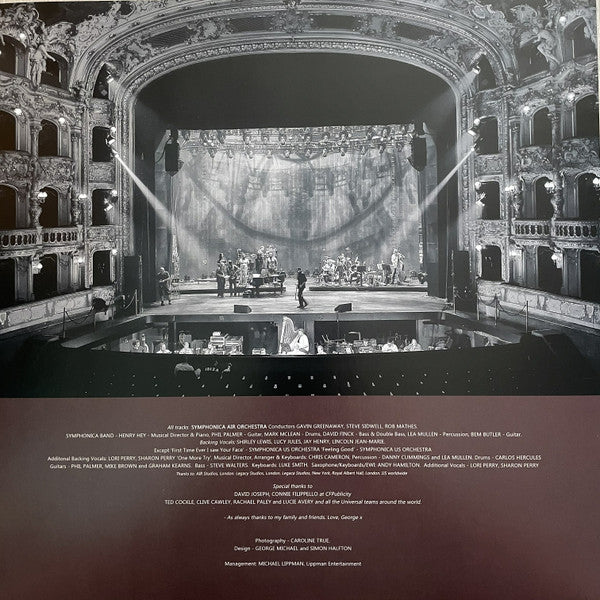 George Michael – Symphonica , 2 LP , Gatefold