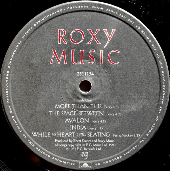 Roxy Music – Avalon