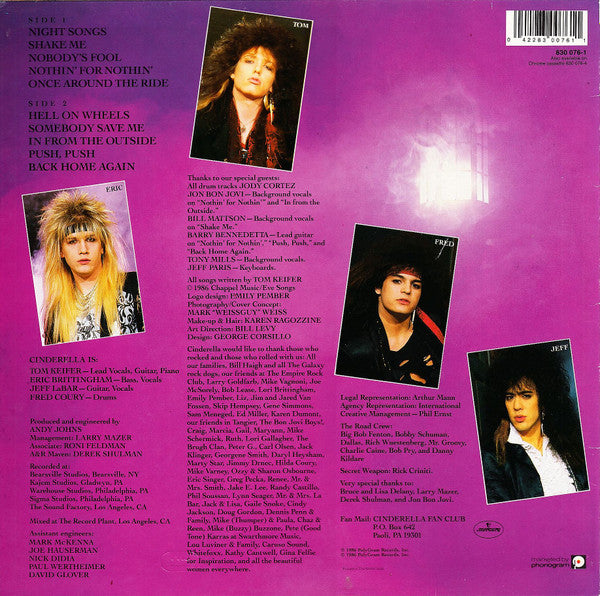 Cinderella – Night Songs