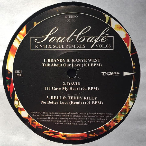 Soul Café - R'N'B & Soul Remixes Vol. 6 , Limited Edition