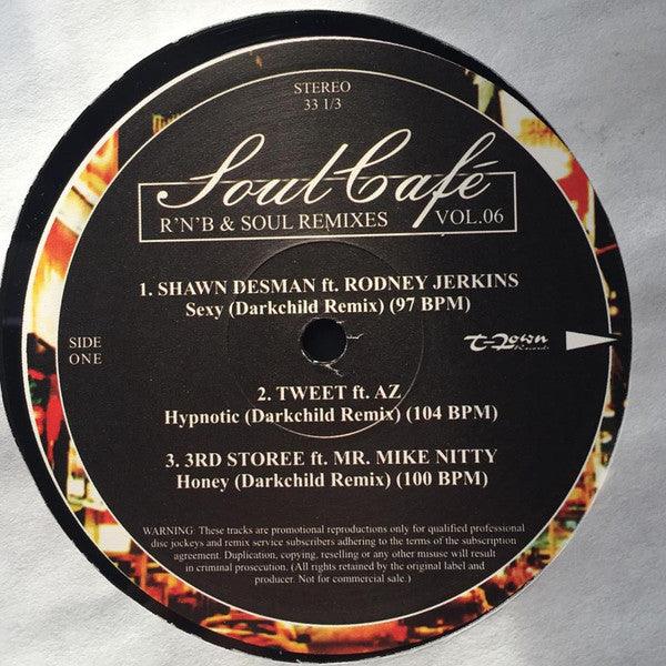 Soul Café - R'N'B & Soul Remixes Vol. 6 , Limited Edition