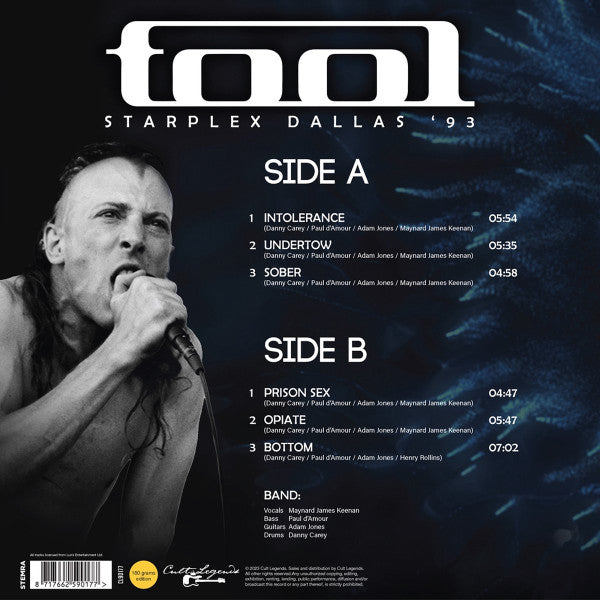 Tool – Starplex Dallas '93 , Live