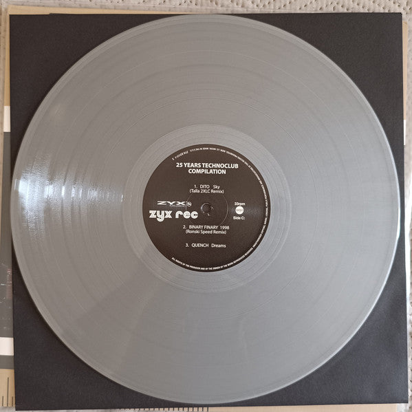 Various – 25 Years Technoclub Compilation - 2xLP, Golden Marbled Translucent +Silver Marbled Translucent Vinyl