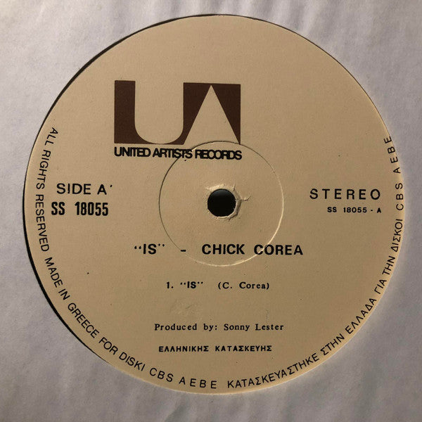 Chick Corea – Is, Gatefold