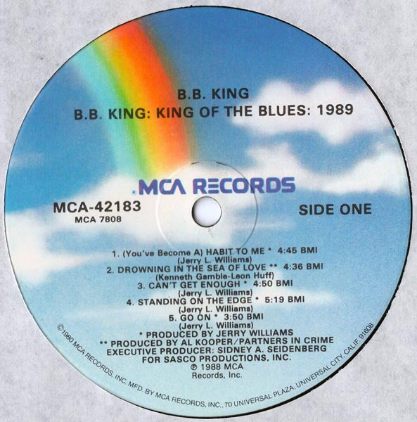 B.B. King – King Of The Blues: 1989