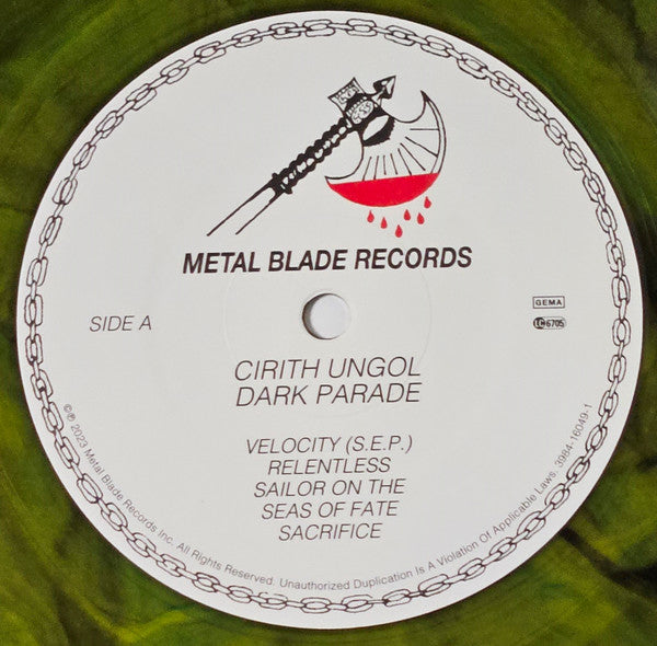Cirith Ungol – Dark Parade, Limited Edition, Olive Green Marbled, Gatefold