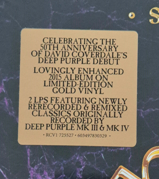 Whitesnake – The Purple Album : Special Gold Edition, 2 xLP , Limited Edition, Gold