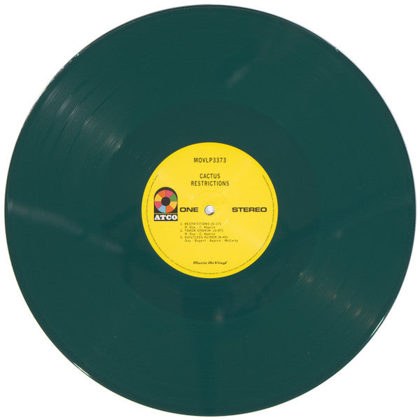 Cactus – Restrictions, Limited Edition, Numbered, Green Vinyl