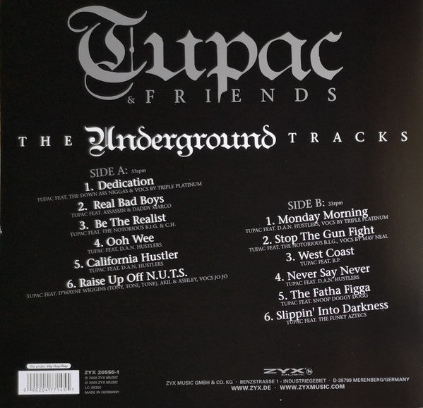 2Pac – Tupac & Friends - The Underground Tracks